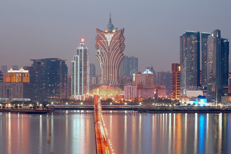 澳门 九州娱乐城 天际线夜景